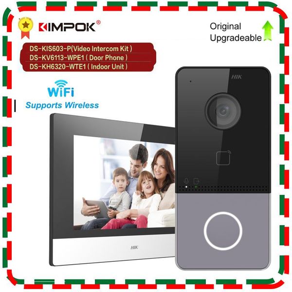 video door phones hikvision ds-kis603-p ip intercom kit ds-kv6113-wpe1 + ds-kh6320-wte1 standard poe doorbell station wifi monitor
video door phones hikvision ds-kis603-p ip intercom kit ds-kv6113-wpe1 + ds-kh6320-wte1 standard poe doorbell station wifi monitor