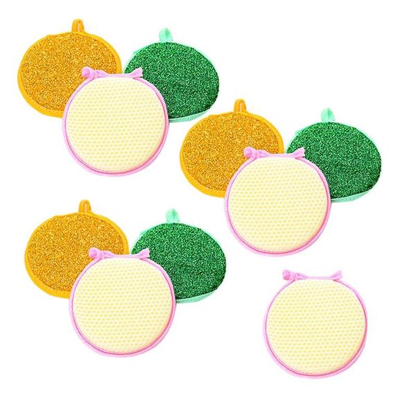 cleaning cloths minifiber double-sided dish scrub sponge, 10 pack scouring pads household wash cloth reusable non-stick non-scratch
cleaning cloths minifiber double-sided dish scrub sponge, 10 pack scouring pads household wash cloth reusable non-stick non-scratch