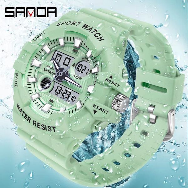wristwatches sanda casual ladies quartz outdoor waterproof sports watch automatic date luminous led display orologio da donna, Slivery;brown
wristwatches sanda casual ladies quartz outdoor waterproof sports watch automatic date luminous led display orologio da donna, Slivery;brown