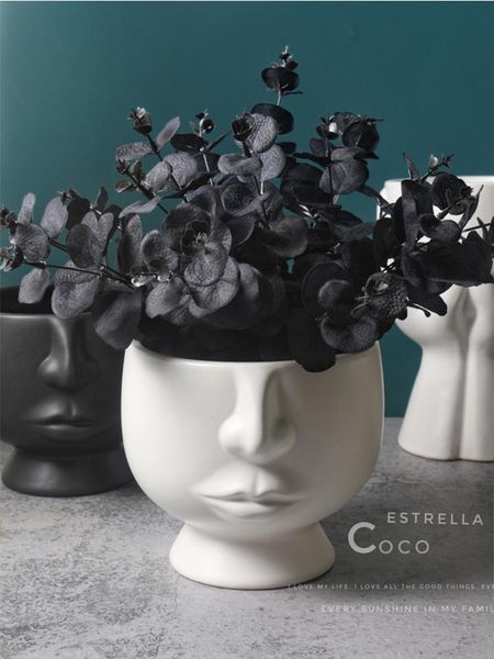 vases creative nordic style ceramic vase human head home decoration flower arrangement face pot accessories
vases creative nordic style ceramic vase human head home decoration flower arrangement face pot accessories