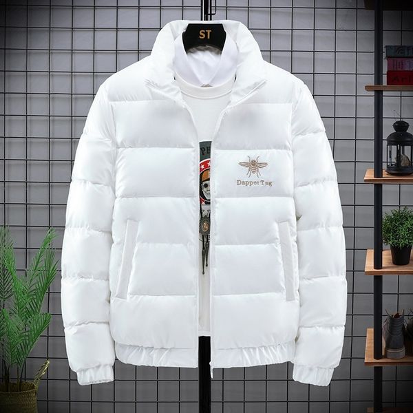 down jacket overseas winter bright cotton clothes men's little bee embroidery thickened warm coat, Black
down jacket overseas winter bright cotton clothes men's little bee embroidery thickened warm coat, Black