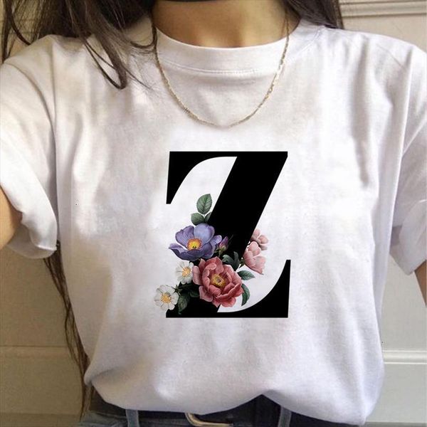 vogue 26 alphabet letter mens with flowersmen harajuku casual white tees men summer female, White;black
vogue 26 alphabet letter mens with flowersmen harajuku casual white tees men summer female, White;black
