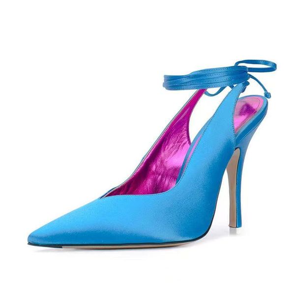 dress shoes 2021 brand designer lace up pointed toe women shose rome slik high heel sandals summer cross strap party nightclub, Black
dress shoes 2021 brand designer lace up pointed toe women shose rome slik high heel sandals summer cross strap party nightclub, Black