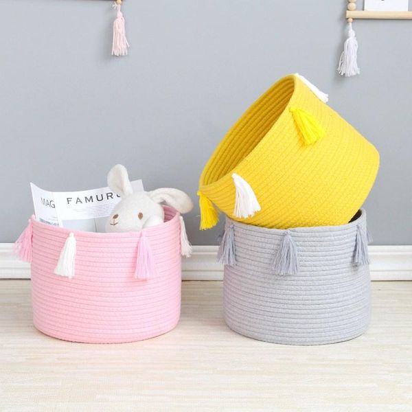 storage baskets ins tassels cotton rope hand woven dirty clothes laundry basket desksundries organizer hamper kids toys bin
storage baskets ins tassels cotton rope hand woven dirty clothes laundry basket desksundries organizer hamper kids toys bin