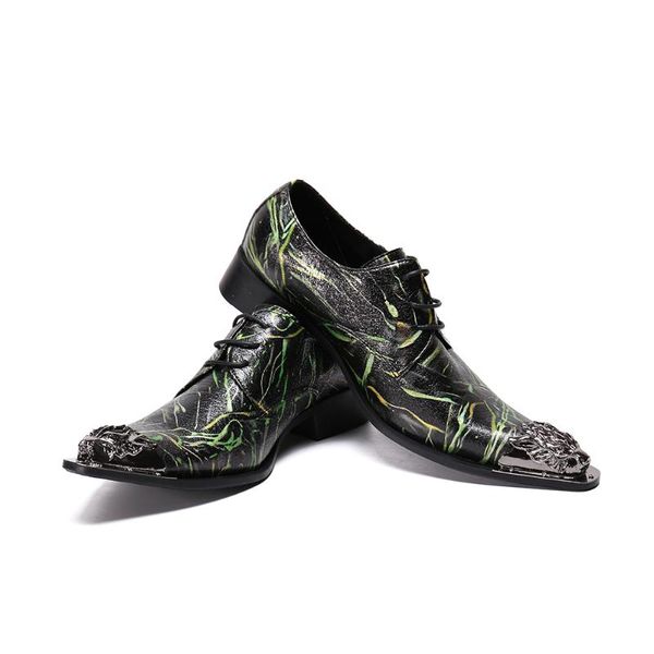dress shoes christia bella evening party banquet male plus size oxfords metal pointed toe men's real leather printing brogue, Black
dress shoes christia bella evening party banquet male plus size oxfords metal pointed toe men's real leather printing brogue, Black