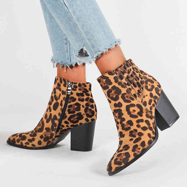 dress shoes leopard print ankle boots women autumn and winter models foreign trade europe the united states high-heeled unhf, Black
dress shoes leopard print ankle boots women autumn and winter models foreign trade europe the united states high-heeled unhf, Black