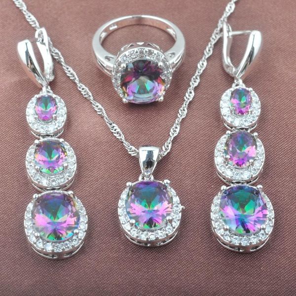 earrings & necklace hight quality rainbow zirconia jewelry set for women weedding silver color sets tz0574
earrings & necklace hight quality rainbow zirconia jewelry set for women weedding silver color sets tz0574