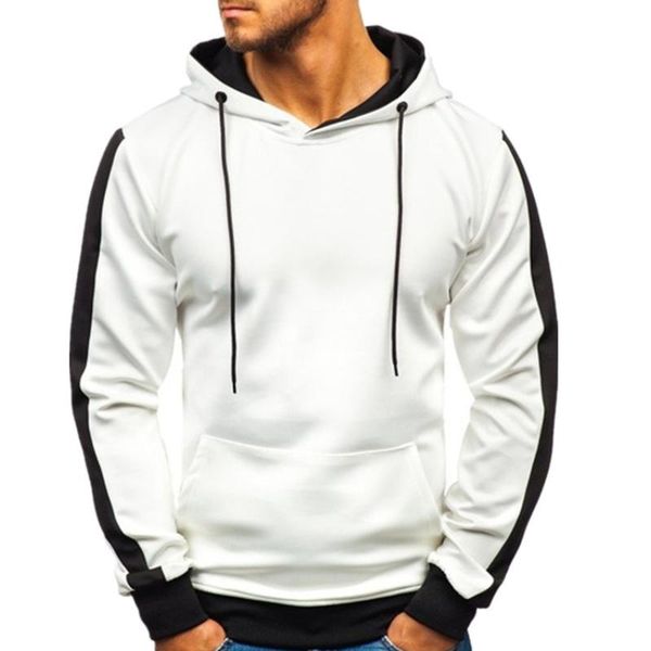 men's hoodies & sweatshirts autumn winter warm contrast stitching hooded sweatshirt casual pullover men cotton homme coat lounge wear, Black
men's hoodies & sweatshirts autumn winter warm contrast stitching hooded sweatshirt casual pullover men cotton homme coat lounge wear, Black