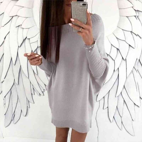 female fashion knitted sweater dress autumn winter solid color warm soft casual loose o-neck long sweaters plus size 5xl, White;black
female fashion knitted sweater dress autumn winter solid color warm soft casual loose o-neck long sweaters plus size 5xl, White;black