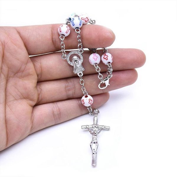 charm bracelets rainbow holy jesus cross bead fashion christianity jewelry catholicism exorcism talisman pendant prayer church gifts, Golden;silver
charm bracelets rainbow holy jesus cross bead fashion christianity jewelry catholicism exorcism talisman pendant prayer church gifts, Golden;silver