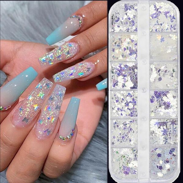 grids glitter ultrathin nail sequins mixed color sparkly diy tips 3d charm manicure art decorations dazzling paillette1, Silver;gold
grids glitter ultrathin nail sequins mixed color sparkly diy tips 3d charm manicure art decorations dazzling paillette1, Silver;gold