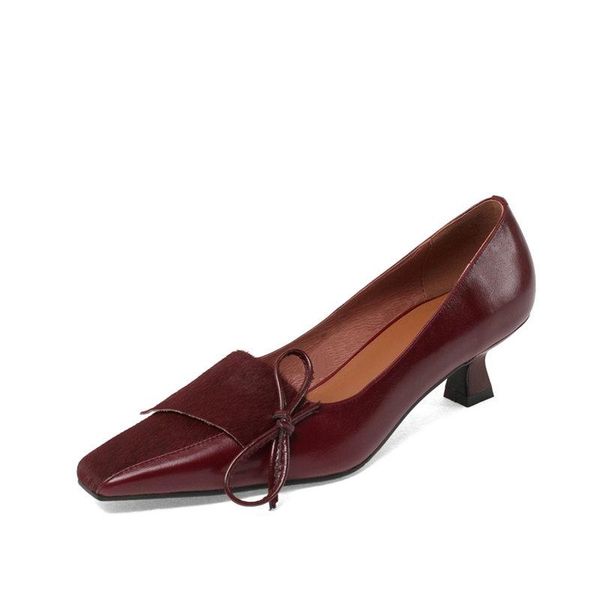 dress shoes elegant high heels pumps for women patchwork genuine leather women's 2021 est square toe woman, Black
dress shoes elegant high heels pumps for women patchwork genuine leather women's 2021 est square toe woman, Black