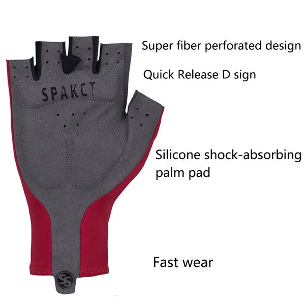 spakct cycling half finger gloves anti-slip bicycle mittens racing road bike glove mtb biciclet guantes ciclismog, Blue;gray
spakct cycling half finger gloves anti-slip bicycle mittens racing road bike glove mtb biciclet guantes ciclismog, Blue;gray