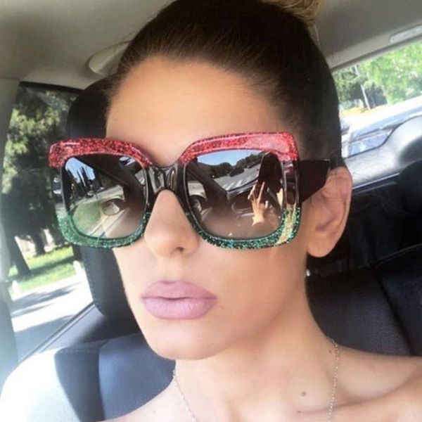 sunglasses 2021 large frame square women designer oversized glasses vintage gradient lens oculos feminino uv400, White;black
sunglasses 2021 large frame square women designer oversized glasses vintage gradient lens oculos feminino uv400, White;black