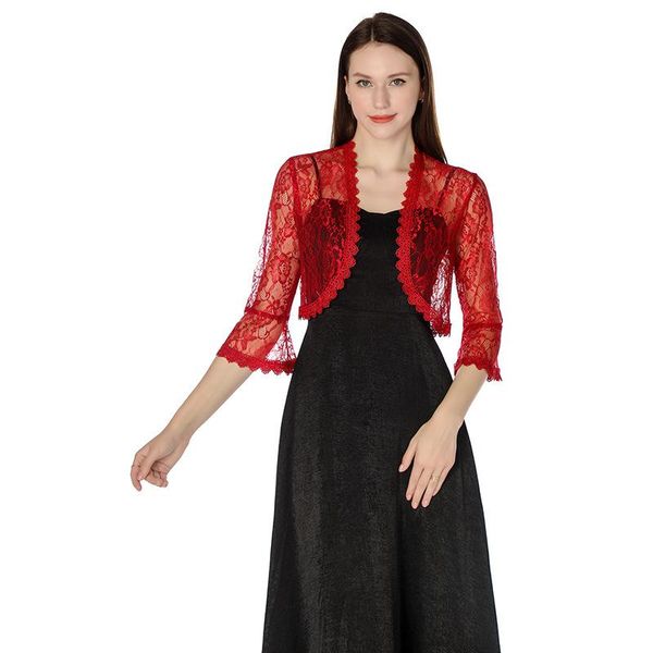 scarves 2021 elegant lace shawl bride bridesmaid wedding dress cheongsam dinner female fashion all-match small waistcoat, Blue;gray
scarves 2021 elegant lace shawl bride bridesmaid wedding dress cheongsam dinner female fashion all-match small waistcoat, Blue;gray