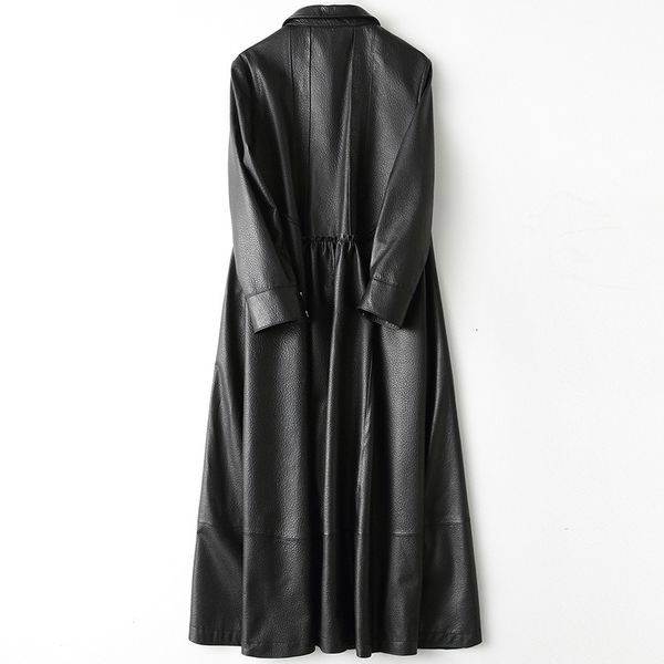 women's jackets plus size genuine leather jacket long 2021 female spring released real raincoat, Black;brown
women's jackets plus size genuine leather jacket long 2021 female spring released real raincoat, Black;brown