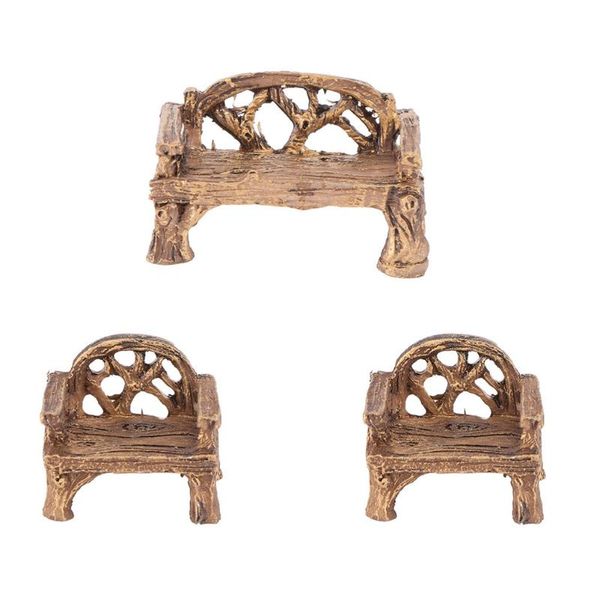 carpets 3pcs mini garden furniture resin craft ornament bench chairs decor 
carpets 3pcs mini garden furniture resin craft ornament bench chairs decor
