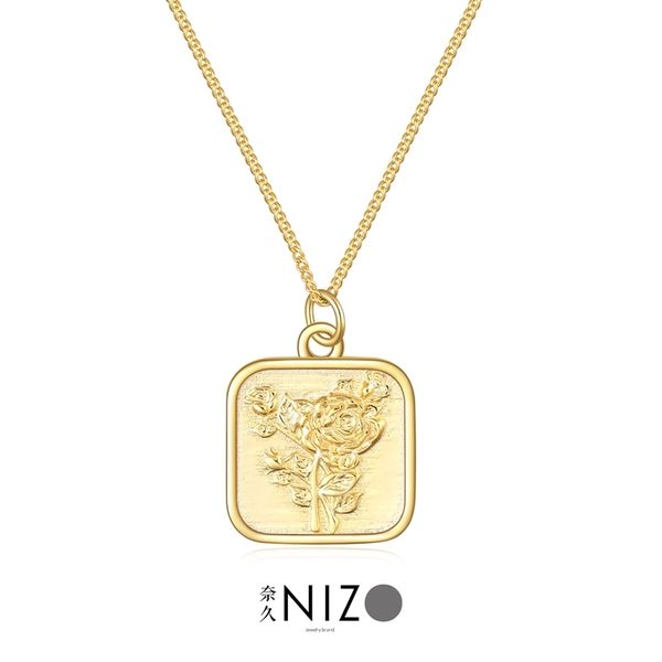 fashion fashion brand jewelry 925 sterling silver geometric rose square pattern necklace short neck chain
fashion fashion brand jewelry 925 sterling silver geometric rose square pattern necklace short neck chain