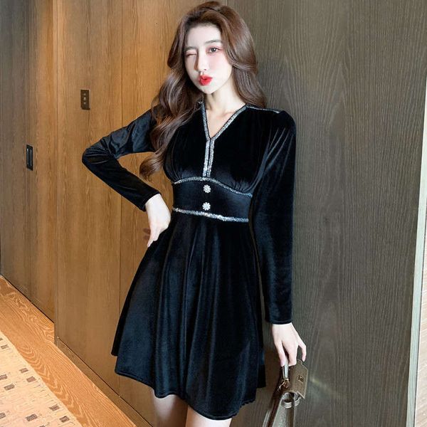 / fall casual dresses winter french v-neck sequins slim down annual meeting small black dress, Black;gray
/ fall casual dresses winter french v-neck sequins slim down annual meeting small black dress, Black;gray