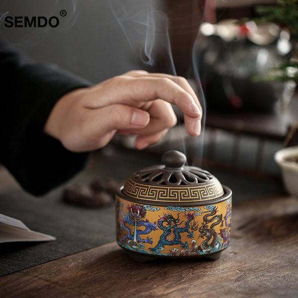 fragrance lamps semdo enamel painted ceramic incense burner agarwood household purifying air oil diffuser
fragrance lamps semdo enamel painted ceramic incense burner agarwood household purifying air oil diffuser
