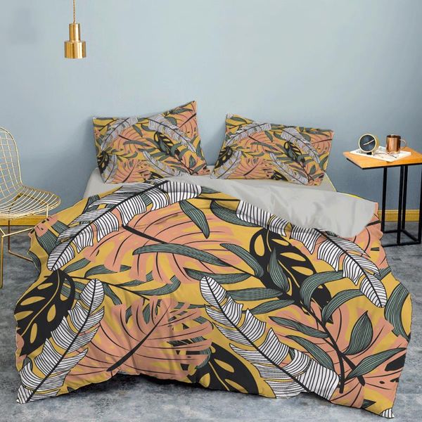 bedding sets zeimon comforter cover tropical botanical leaves duvet 3d set quilt printed polyester home decoration
bedding sets zeimon comforter cover tropical botanical leaves duvet 3d set quilt printed polyester home decoration