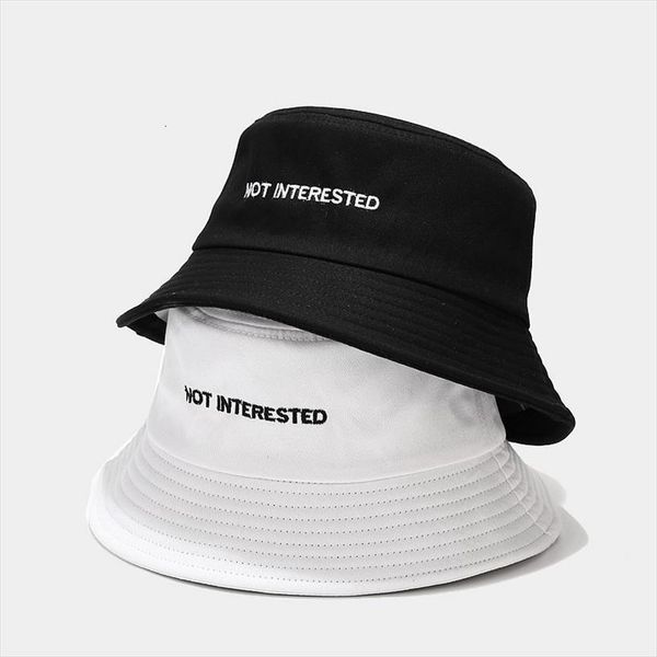 not interested letters bucket hat embroidery fashion four seasons sun protection hats panama for men women, Blue;gray
not interested letters bucket hat embroidery fashion four seasons sun protection hats panama for men women, Blue;gray
