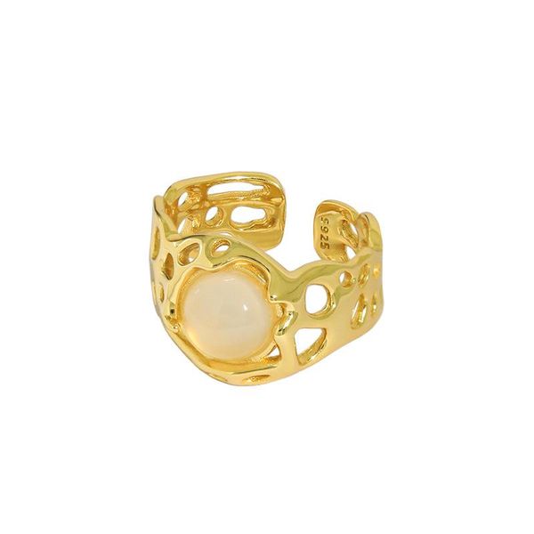 gold authentic s925 sterling silver fine jewelry hollow design agate ring wider adjust tlj1461 cluster rings, Golden;silver
gold authentic s925 sterling silver fine jewelry hollow design agate ring wider adjust tlj1461 cluster rings, Golden;silver