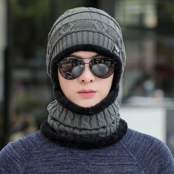 visors hats & caps 4039 korean knitted hat mens autumn and winter tide scarf set design cloth label windproof cycling slipover woolen cap, Blue;gray
visors hats & caps 4039 korean knitted hat mens autumn and winter tide scarf set design cloth label windproof cycling slipover woolen cap, Blue;gray
