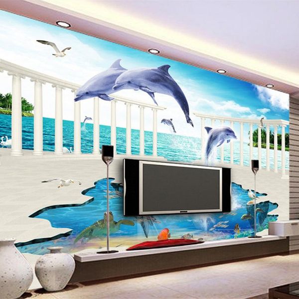 wallpapers dropship po custom 3d wall mural creative underwater world jumping dolphin backdrop paper living room papel de parede
wallpapers dropship po custom 3d wall mural creative underwater world jumping dolphin backdrop paper living room papel de parede