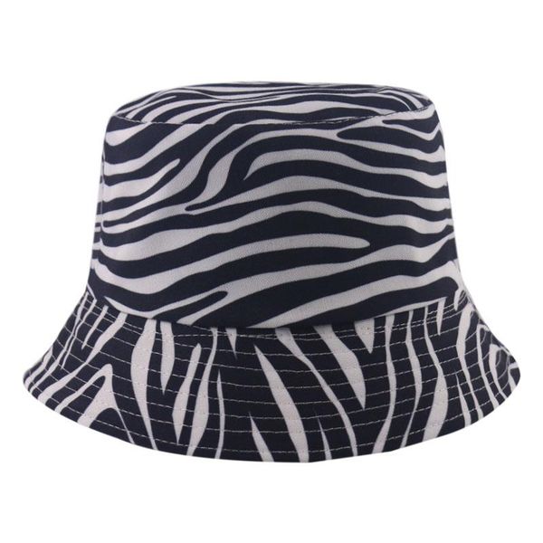 wide brim hats 2021 fashion reversible black white striped zebra print bucket for women gorras fisherman caps summer, Blue;gray
wide brim hats 2021 fashion reversible black white striped zebra print bucket for women gorras fisherman caps summer, Blue;gray