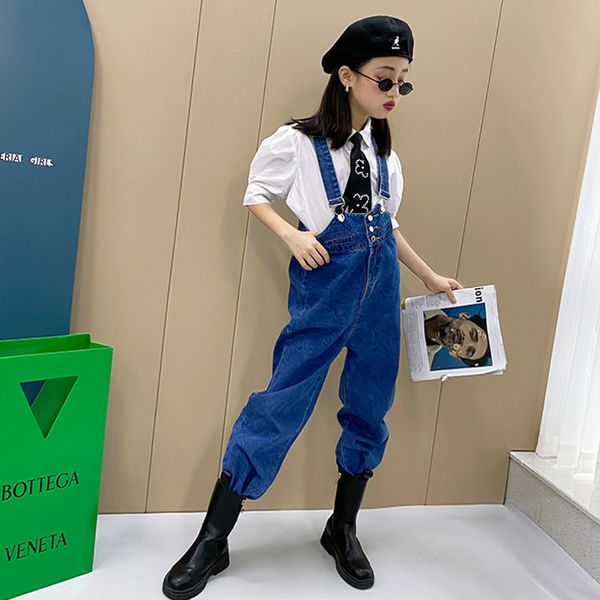 baby girls denim overalls 2022 spring new korean version of the big kids loose straight all-match high-waisted one-piece pants, Blue
baby girls denim overalls 2022 spring new korean version of the big kids loose straight all-match high-waisted one-piece pants, Blue