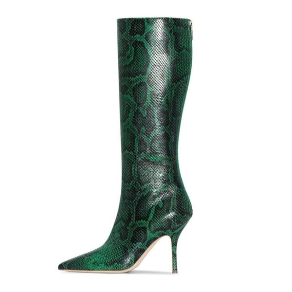 boots womens knee thigh stilettos high heel snake pattern long shoes back zipper riding punk green plus size 2021, Black
boots womens knee thigh stilettos high heel snake pattern long shoes back zipper riding punk green plus size 2021, Black