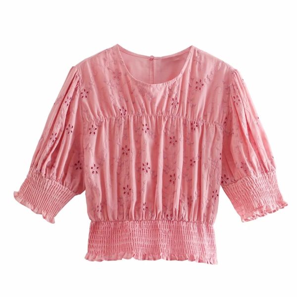 summer women hollow embroidery o neck short blouse female puff sleeve slim shirt smock casual lady crop s8838 210430, White
summer women hollow embroidery o neck short blouse female puff sleeve slim shirt smock casual lady crop s8838 210430, White