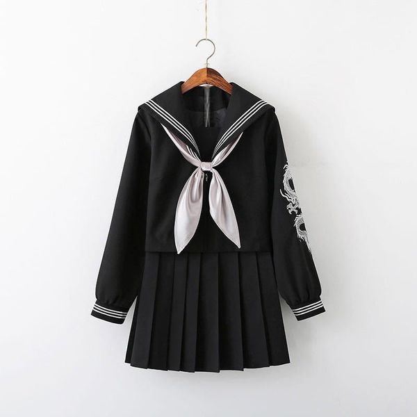 clothing sets anbenser black jk uniform summer short/long sleeve japanese school uniforms girls sailor pleated skirt, White
clothing sets anbenser black jk uniform summer short/long sleeve japanese school uniforms girls sailor pleated skirt, White