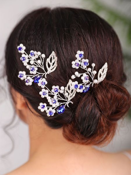 Vintage Headdress Blue Hair pin Flower head jewelry party Bridal Hairstyles Jewellery Wedding Hair Accessories for women
Vintage Headdress Blue Hair pin Flower head jewelry party Bridal Hairstyles Jewellery Wedding Hair Accessories for women
