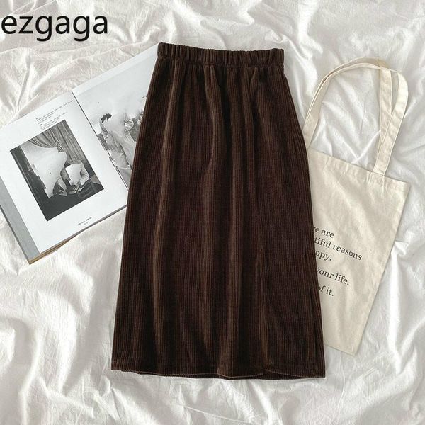 ezgaga y2k skirt women vintage split solid elastic high waist medieval all-match fashion office lady midi skirts elegant, Black
ezgaga y2k skirt women vintage split solid elastic high waist medieval all-match fashion office lady midi skirts elegant, Black