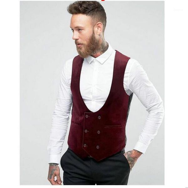 men's vests design burgundy wine red velvet vest double breasted wedding suits waistcoat formal tuxedo party prom suit gilet colete, Black;white
men's vests design burgundy wine red velvet vest double breasted wedding suits waistcoat formal tuxedo party prom suit gilet colete, Black;white