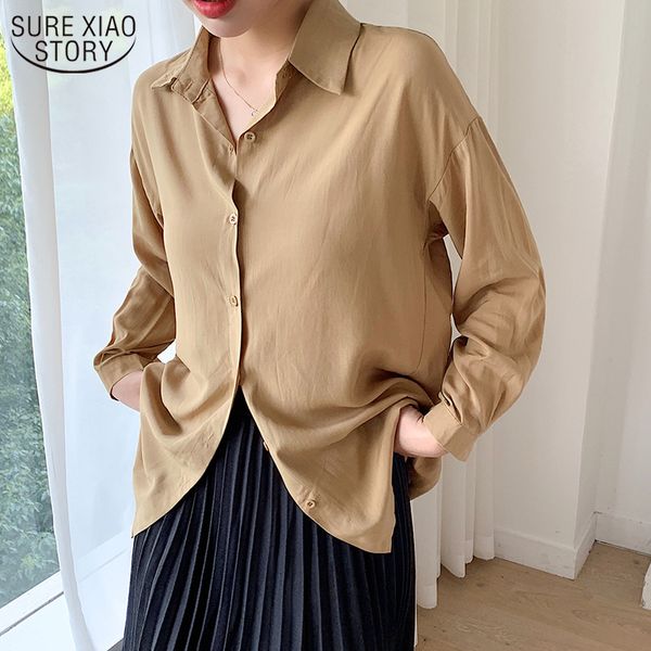 autumn loose women shirts korean cotton long sleeve 's blous solid single breasted and blouses 11577 210508, White
autumn loose women shirts korean cotton long sleeve 's blous solid single breasted and blouses 11577 210508, White