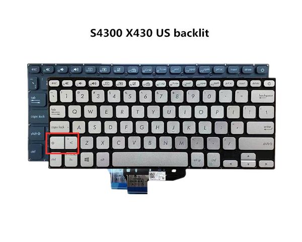 original lapnotebook us backlit keyboard for asus lingyao 2 vivobook s14 s4300 s4300f s4300u s4300ua un x430 x430u lapreplacement ke
original lapnotebook us backlit keyboard for asus lingyao 2 vivobook s14 s4300 s4300f s4300u s4300ua un x430 x430u lapreplacement ke