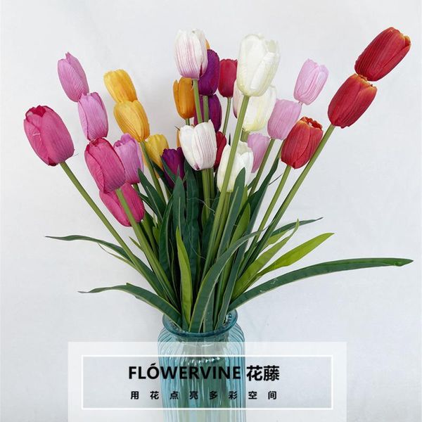 decorative flowers & wreaths high end tulip three head artificial flower silk fabric texture ornament wedding home decoration fake multi-col
decorative flowers & wreaths high end tulip three head artificial flower silk fabric texture ornament wedding home decoration fake multi-col