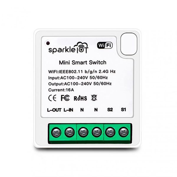 smart home control 16a mini wifi diy switch supports 2 way automation module works with alexa google life app
smart home control 16a mini wifi diy switch supports 2 way automation module works with alexa google life app