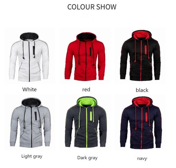 men's hoodies & sweatshirts zipper bows printing fashion male comfortable cotton hoodie fitness solid fleece men coat, Black
men's hoodies & sweatshirts zipper bows printing fashion male comfortable cotton hoodie fitness solid fleece men coat, Black