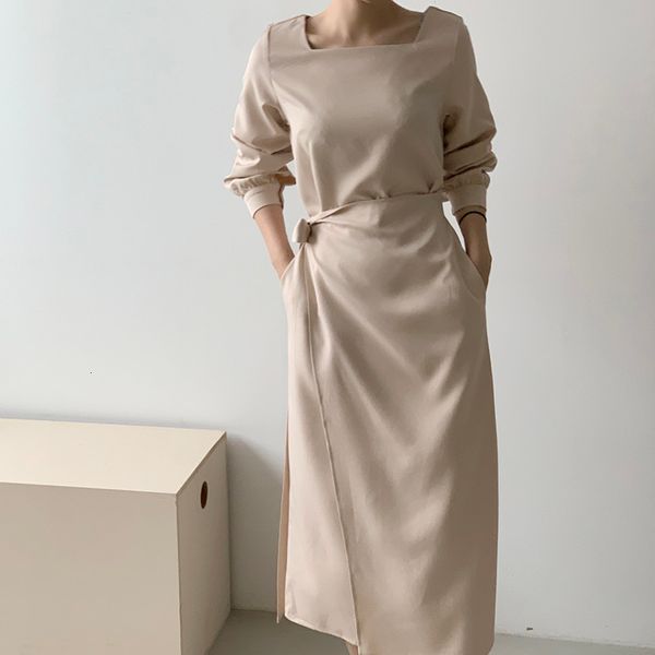 casual dresses elegant ladies office fashion solid color women bandage slim midi vestidos ol autumn dresses srvt, Black;gray
casual dresses elegant ladies office fashion solid color women bandage slim midi vestidos ol autumn dresses srvt, Black;gray