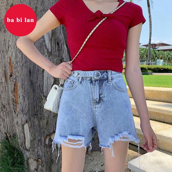 women's jeans 2021 spring and summer wide-leg shorts women irregular high waist plus size pants, Blue
women's jeans 2021 spring and summer wide-leg shorts women irregular high waist plus size pants, Blue