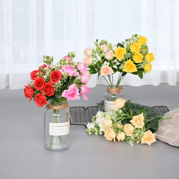 decorative flowers & wreaths 30 cm rose pink silk peony artificial flower bouquet 10 buds fake suitable for family wedding decoration
decorative flowers & wreaths 30 cm rose pink silk peony artificial flower bouquet 10 buds fake suitable for family wedding decoration