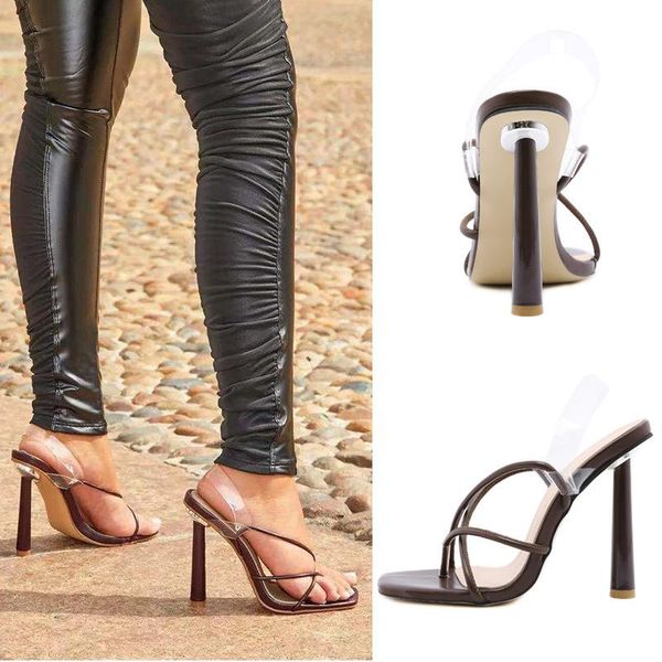 sandals 2021 women's flip flops heels slingbacks stiletto female fashion casual rubber footwear ladies leisure party shoes, Black
sandals 2021 women's flip flops heels slingbacks stiletto female fashion casual rubber footwear ladies leisure party shoes, Black
