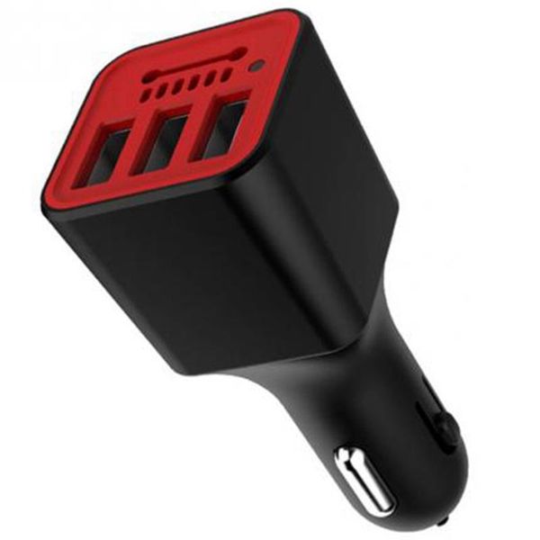 car air freshener negative ion ionizer purifier 3 usb port charger portable vehicle