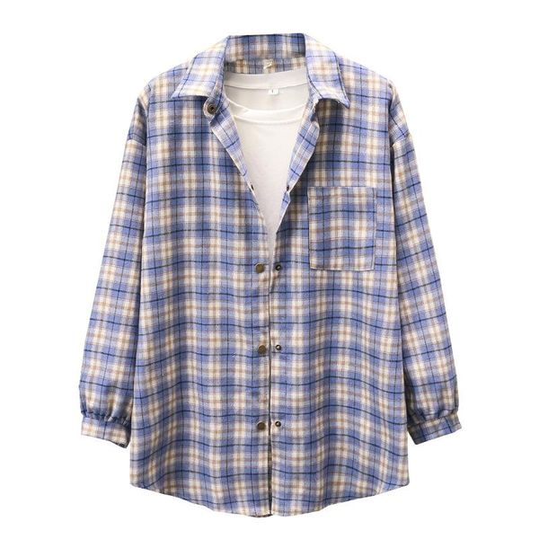 autumn women shirts ladies plaid female long sleeve blouses brushed fabric loose plus size clothing b3 211 women's &, White
autumn women shirts ladies plaid female long sleeve blouses brushed fabric loose plus size clothing b3 211 women's &, White