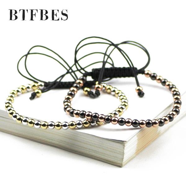 charm bracelets btfbes thin 4mm women bangles round beads braided macrame gun black for handmade braiding bracelet men jewelry, Golden;silver
charm bracelets btfbes thin 4mm women bangles round beads braided macrame gun black for handmade braiding bracelet men jewelry, Golden;silver