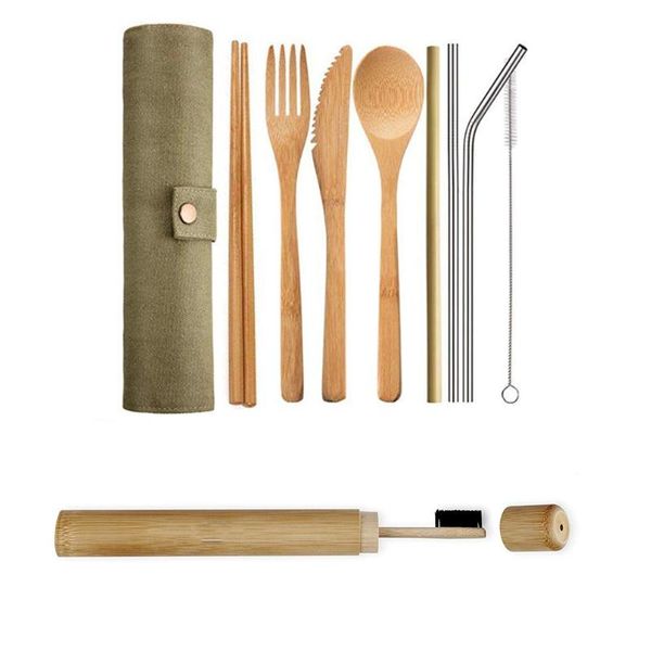 dinnerware sets 8pcs /set bamboo cutlery set for picnic portable tableware wooden metal straw flatware travel wood
dinnerware sets 8pcs /set bamboo cutlery set for picnic portable tableware wooden metal straw flatware travel wood